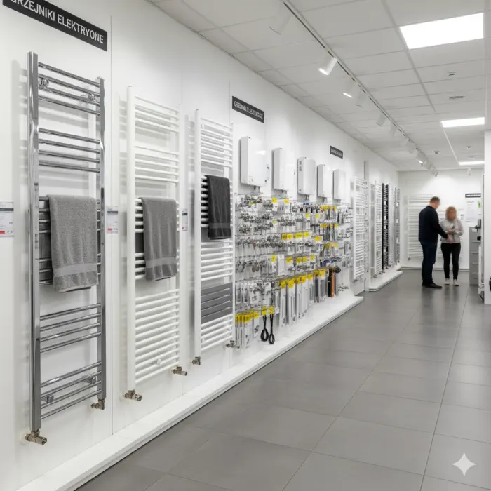 Grzejniki łazienkowe drabinkowe | Manuvo Działoszyn