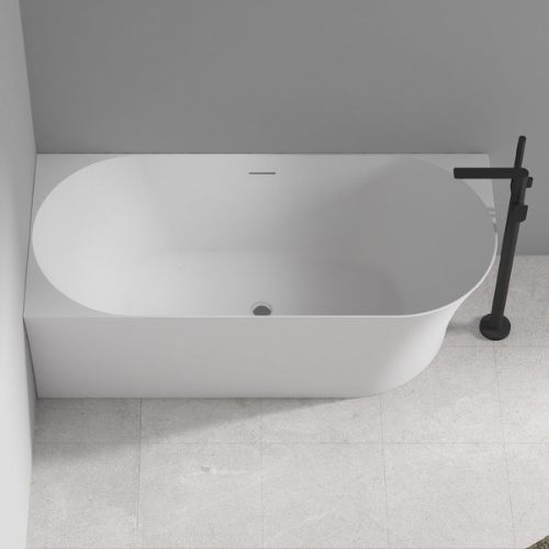 Wanna wolnostojaca doscienna biała Manuvo Działoszyn-salon łazienek