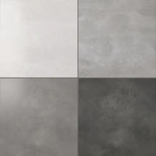 Płytki imitacja betonu – salon Manuvo